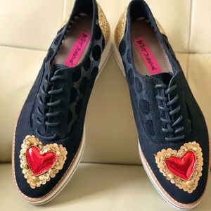 Embellished Betsy Johnson Platform Shoes